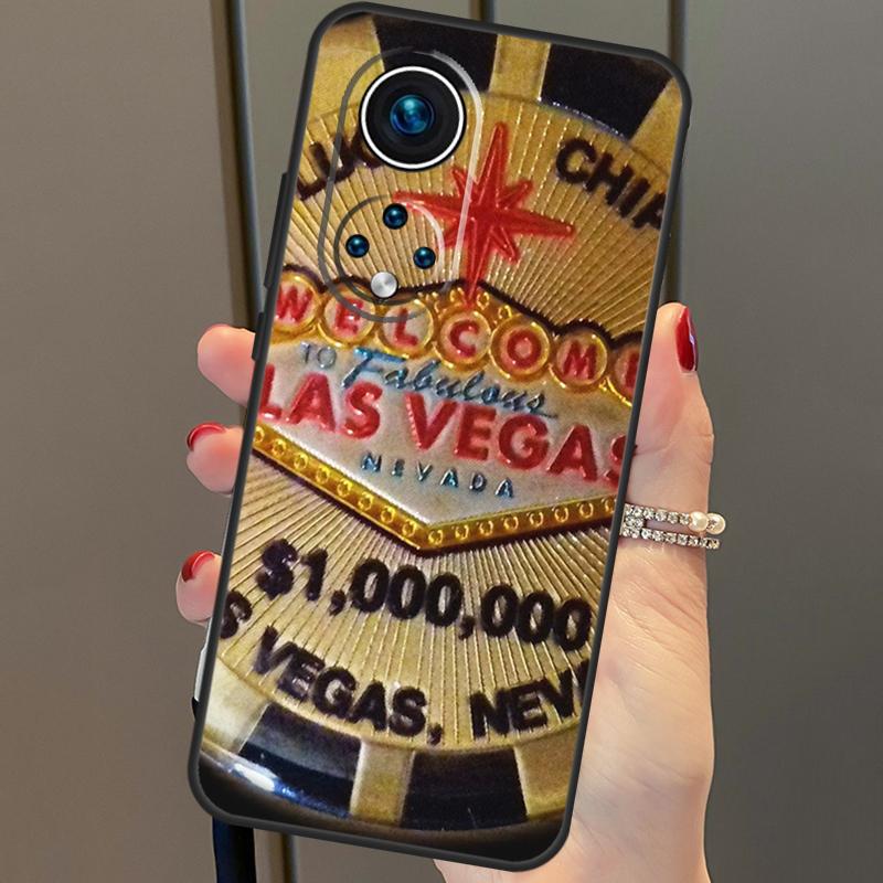 Las Vegas Casino Poker For Honor 50 Case For Huawei P30 Lite P40 P20 P50 Pro P Smart Z 2019 Mate 20 Lite Cover