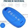 Lcyam Key Fob Cover Silicone Case Remote Holder Compatible With     Hyundai Palisade Elantra Keyless Push Start