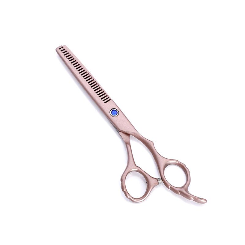 

Профессиональные 6-дюймовые ножницы для волос с ручкой в виде цветка, розовое золото, филировочные ножницы для стрижки, парикмахерские ножницы
