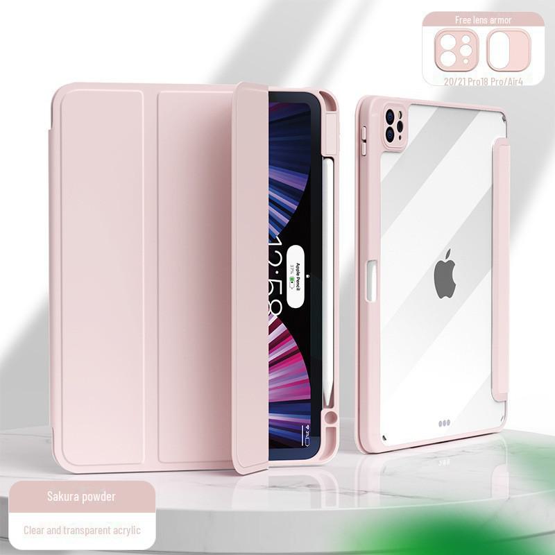 Transparent Acrylic iPad Pro 11 Case for iPad Air 4/5 - Anti-Fall Tablet Cover