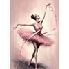 Ballerina Artwork Baller Girl Canvas Painting High Definition Modern Mural Dance Hall Home Decoration Color Pictures