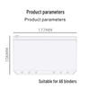 Multi-Size PVC Zipper Bill & Planner Storage Bag