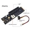PCIE 4X To M.2 Adapter M.2 To PCIE 4X Hard Drive Converter Reader Adapter Card Replacement for Computer Accessories