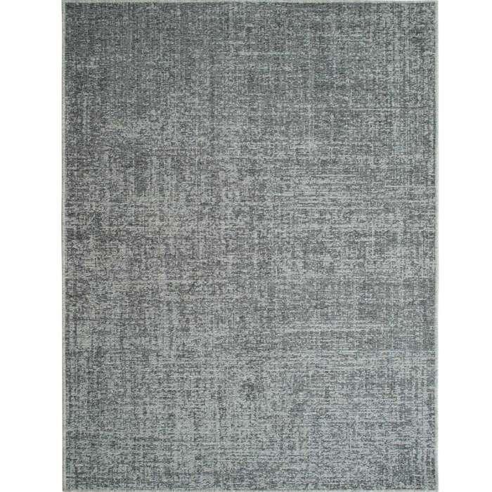 Tapis salon en laine gris foncé 200x290