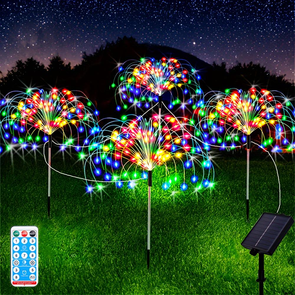 Solar Fireworks Outdoor String Lights Fairy String Lights 8 Modes Courtyards Gardens Camping Christmas Decorations