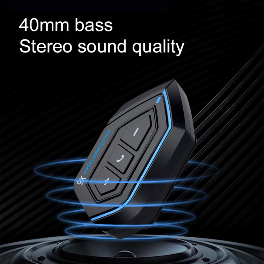 Motorcycle ATV English Version Helmet Bluetooth Headset Intercom Stereo Headset