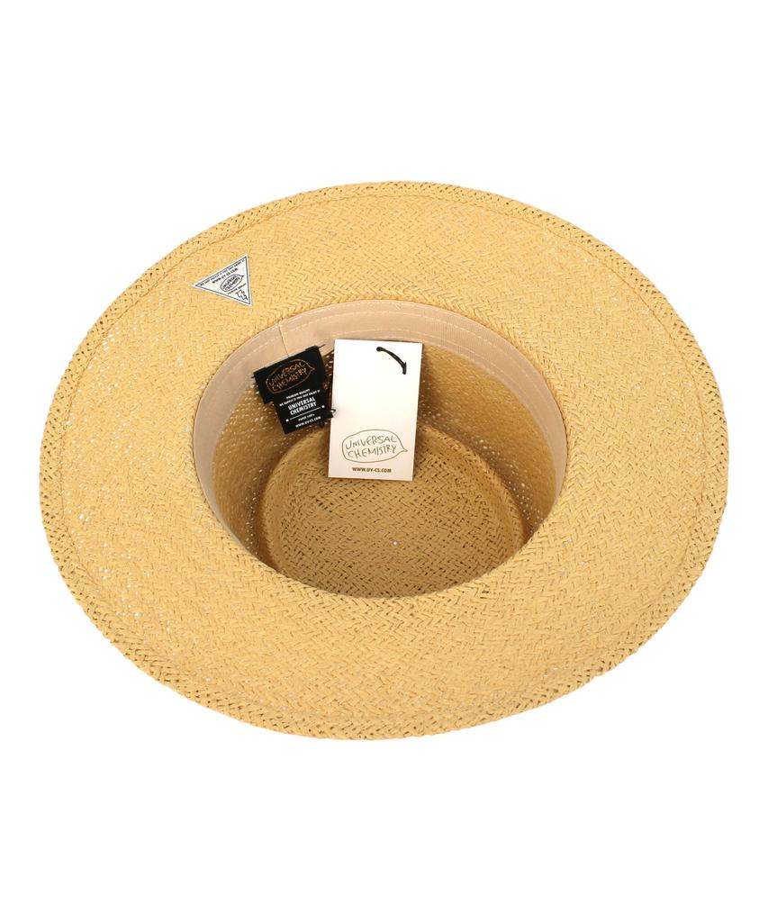 Yunibeosyeolkemiseuteuli Home Beige Simple Panama Hat Panama Hat
