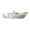 Resistant Storage Organizer Ceramic Cat Design Pot Lid Stand Spoon Rest Stove Holder Utensil Rack
