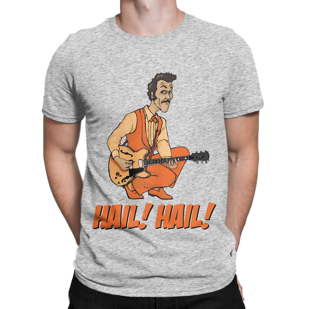 Hail Hail King Of Rock Chuck Berry Novelty 100 Cotton Tshirt Chuck Berry Tops Tees For Unisex