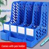 Free Shipping 4-Tier Plastic Desktop File Holder with Four Compartments