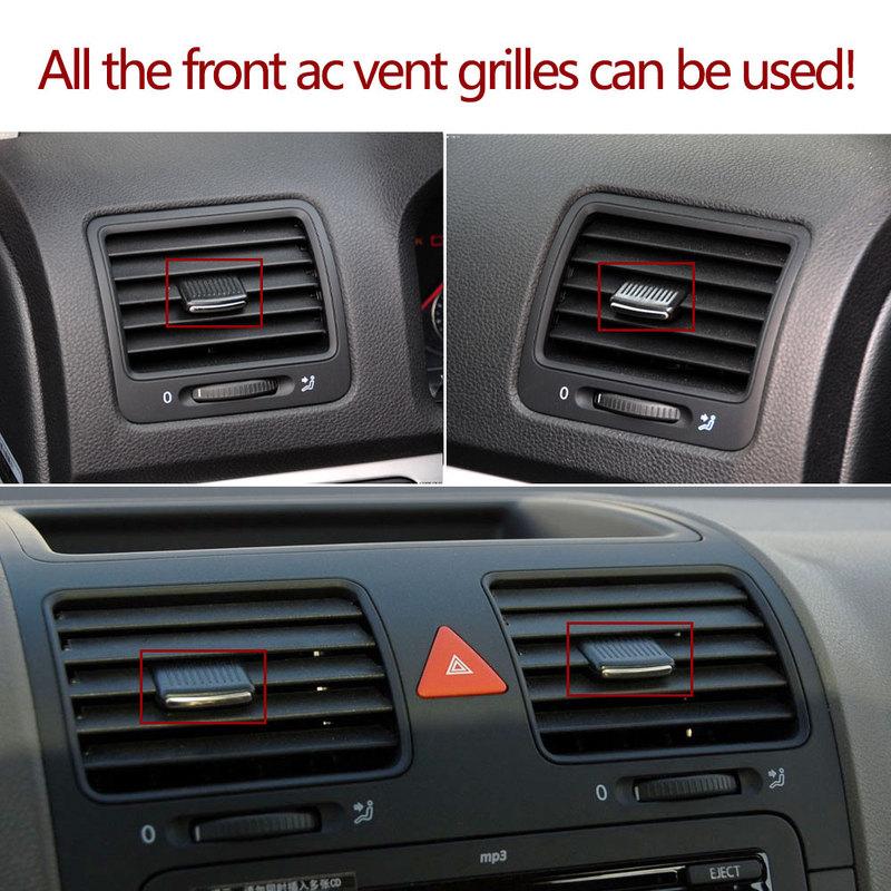 Car Front Dashboard Air Conditioner AC Vent Grille Slider Outlet Tab Clip Repair Kit For VW Volkswagen Golf 5 Sagitar Jetta