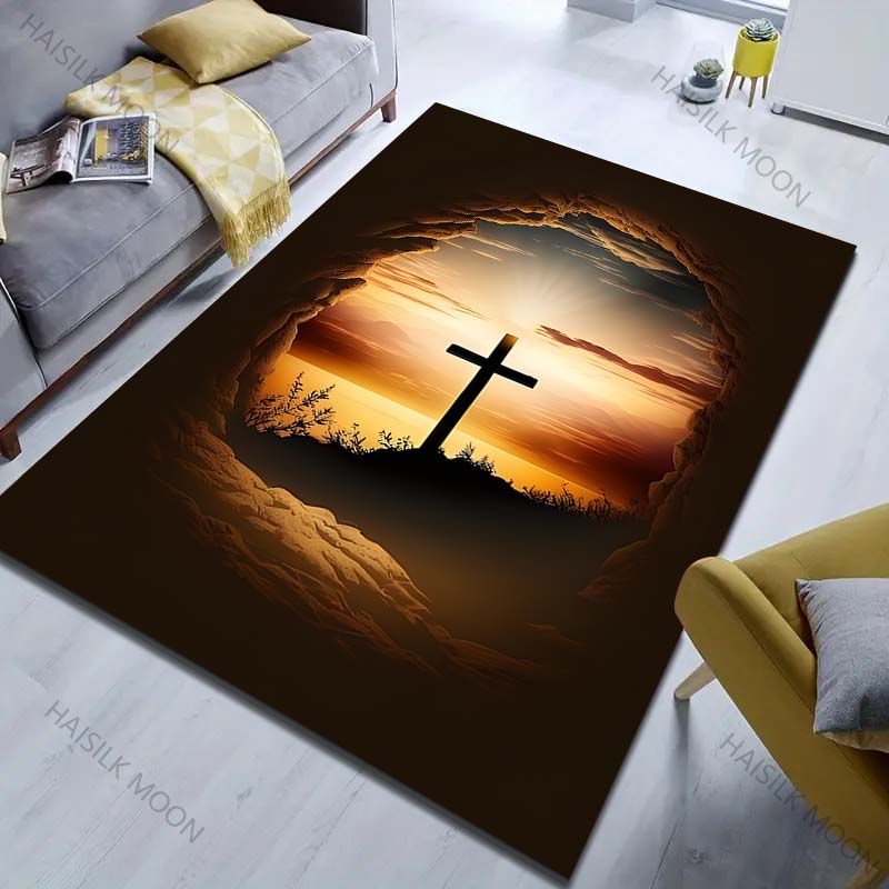

Multiple sizes Cave Sunrise Scenic Rug Pattern Carpet for Living Room Bedroom Sofa Home Decor Non-slip Floor Mat Luxury Gift 40cm x 60cm