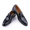 Fashion New Style Business Men Loafers Shoes Genuine Cowhide Handmade Sewing Casual Formal Wedding Party Slip On Pointed Dress Shoes Man