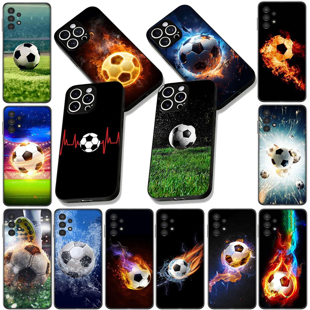 Soft Cover for Samsung Galaxy Note 20 9 8 S8 S10 S9 Plus A54 A33 A21S A31 M21 S10E A17 Coque Phone Case Sports Soccer Football