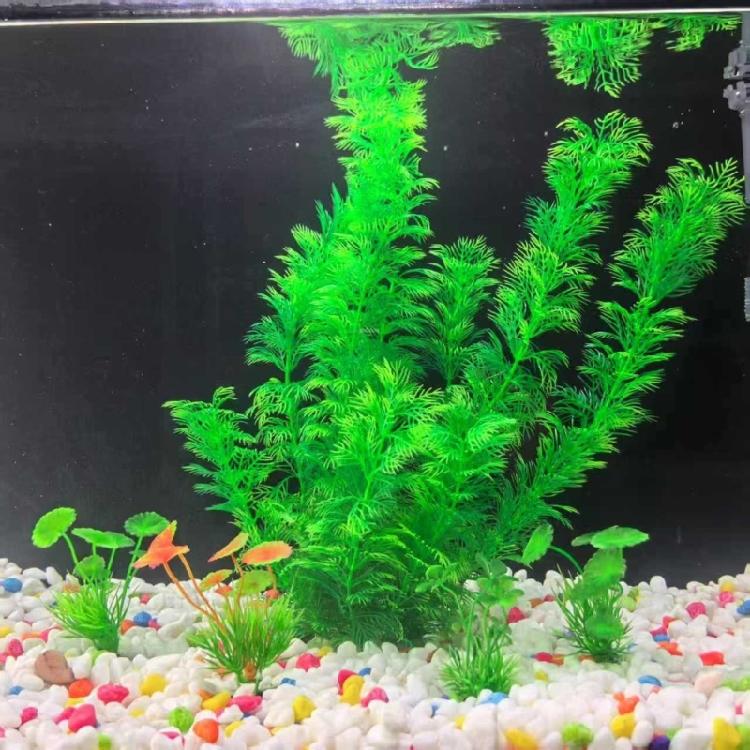 2lots Artificial Silk And Plastic Water Plant Colorful Simulated Underwater for Home Or Office Aquariums