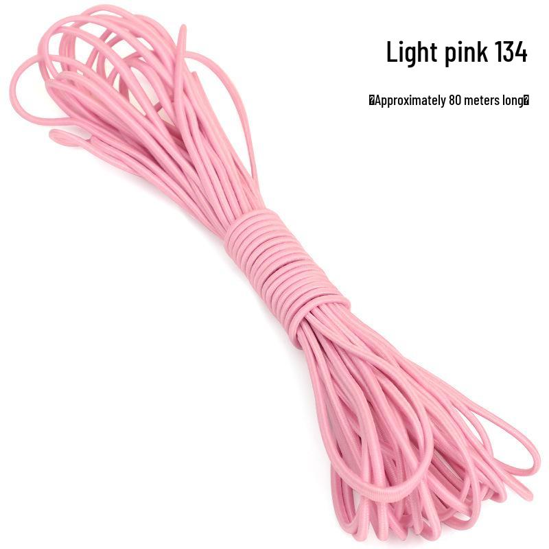 Children's Colored Round Elastic Jump Rope || High Elastic Cord for Clothing and Pants