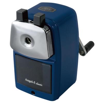 Carl Manufacturing Angel 5 Classic Desktop Manual Pencil Co., Ltd. Sharpener, Steel, Blue, A5CL-B