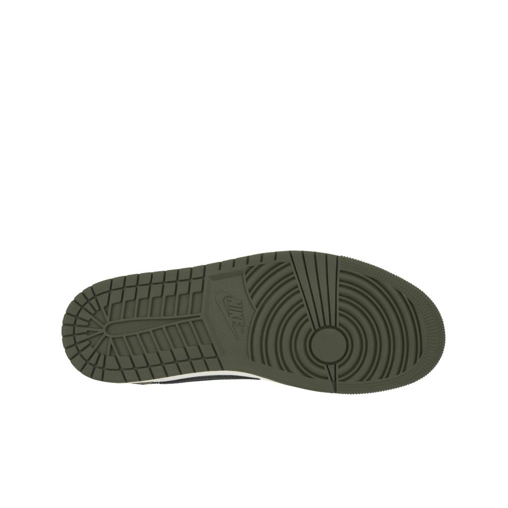 Baskets Homme Air Jordan 1 Retro Low OG Olive Moyenne Marron Noir-Summit-Blanc-Voile HQ6998-200