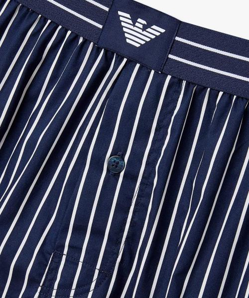 [Emporio Armani Underwear] Bold Stripe Eagle Patch Trunks 0816112087 [Shipped from Korea] 100% Authentic