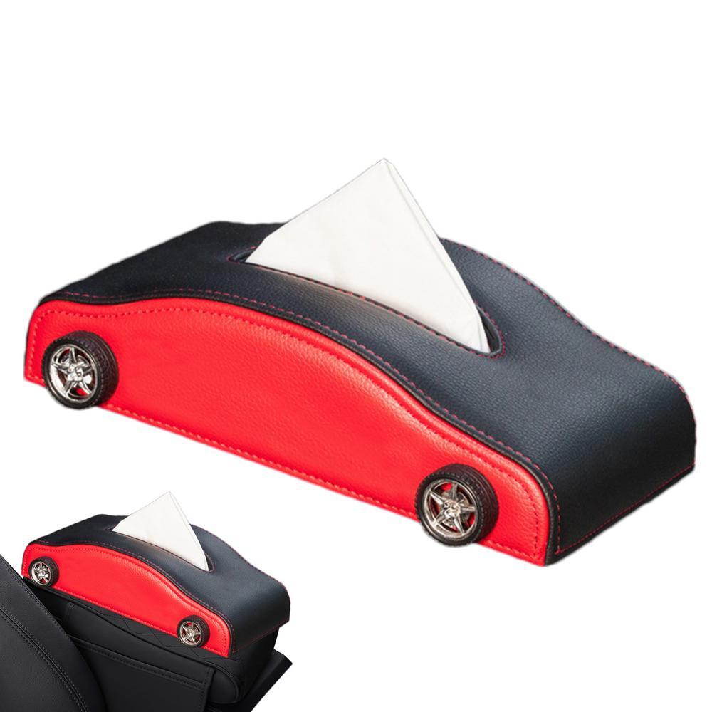 Car Shape Tissue Box Living Room Tissue Cover Decorative Heat-resistant Tissue Dispenser For Bathroom Anti-Moisture Interior