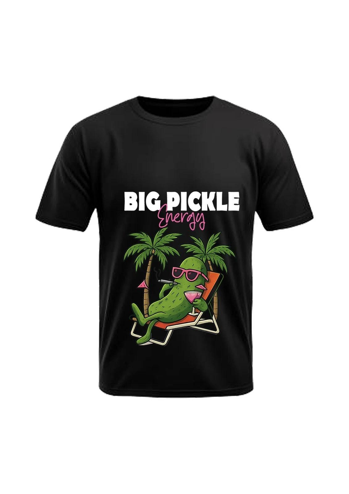 Веселые/Дерзкие/Намекающие/Вирусные футболки Big Pickle Energy для вечеров футболок 2XL