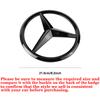 Car Front Grille Emblem Sticker Decoration for Mercedes Benz AMG Class W447 W204 W205 GLK GLA CLA Smart Auto Styling Accessories PQ7