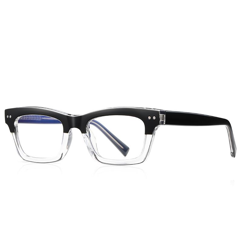 Thick Frame Square Myopia Glasses With Degree Women Men Anti Blue Rays Student Prescription Spectacles 0 -0.5 -0.75 To -6.0