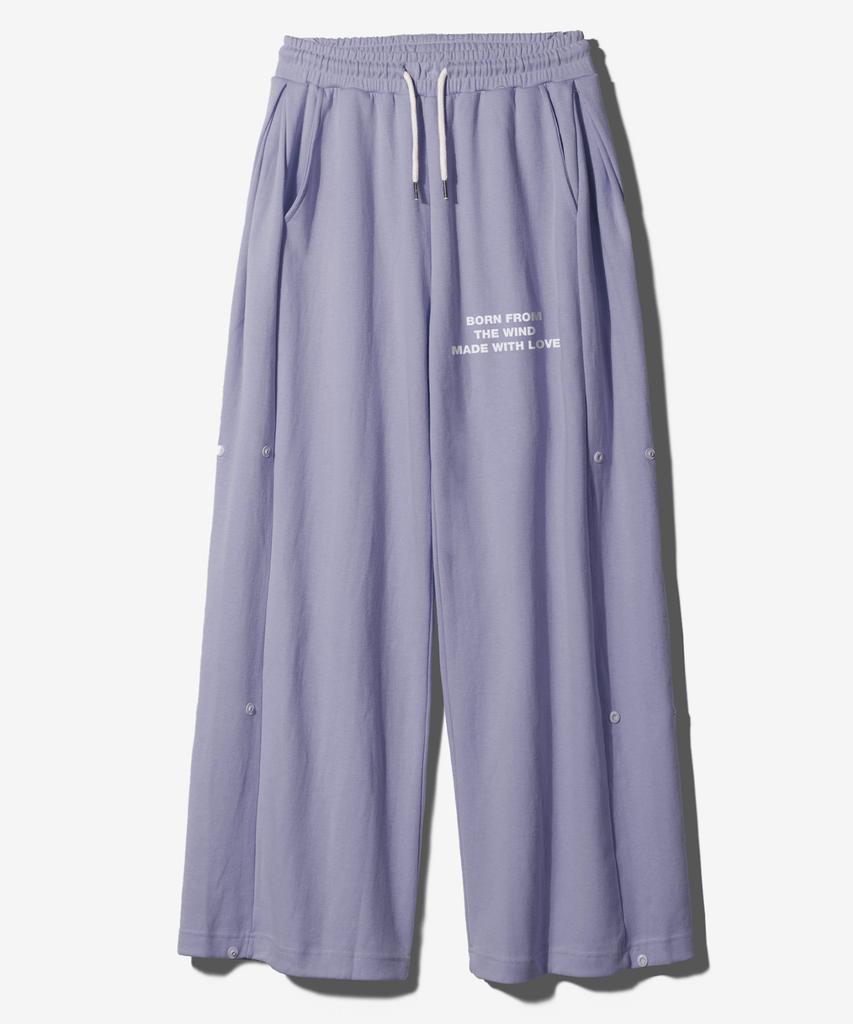 Fanshow (Setup) Mwl Hooded Zipup+Snap Pants - Purple
