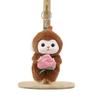 Cute Fruit Monkey Plush Keychain Cartoon Monkey Toy And Keyring Accessory Gift