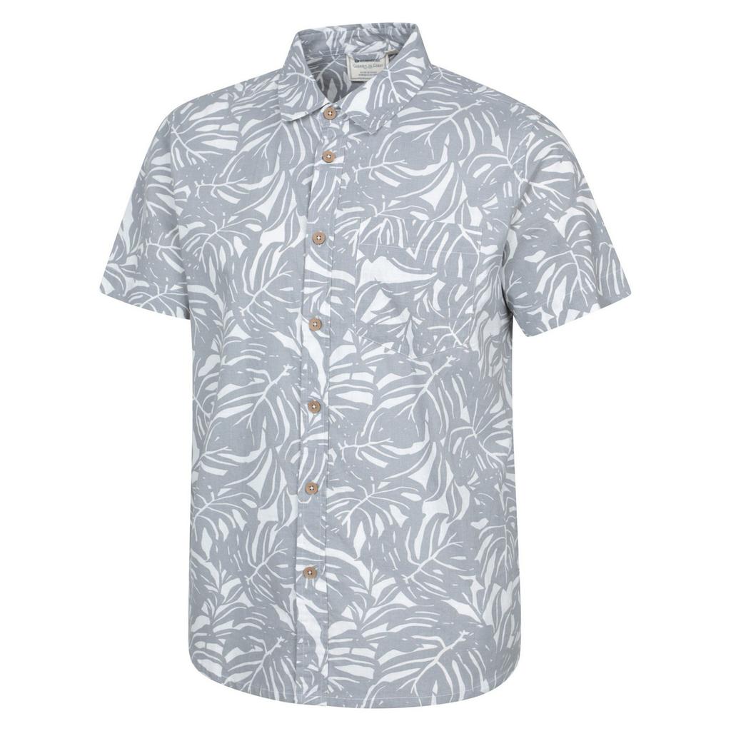 Mountain Warehouse Mens Tropical Short-Sleeved Shirt
