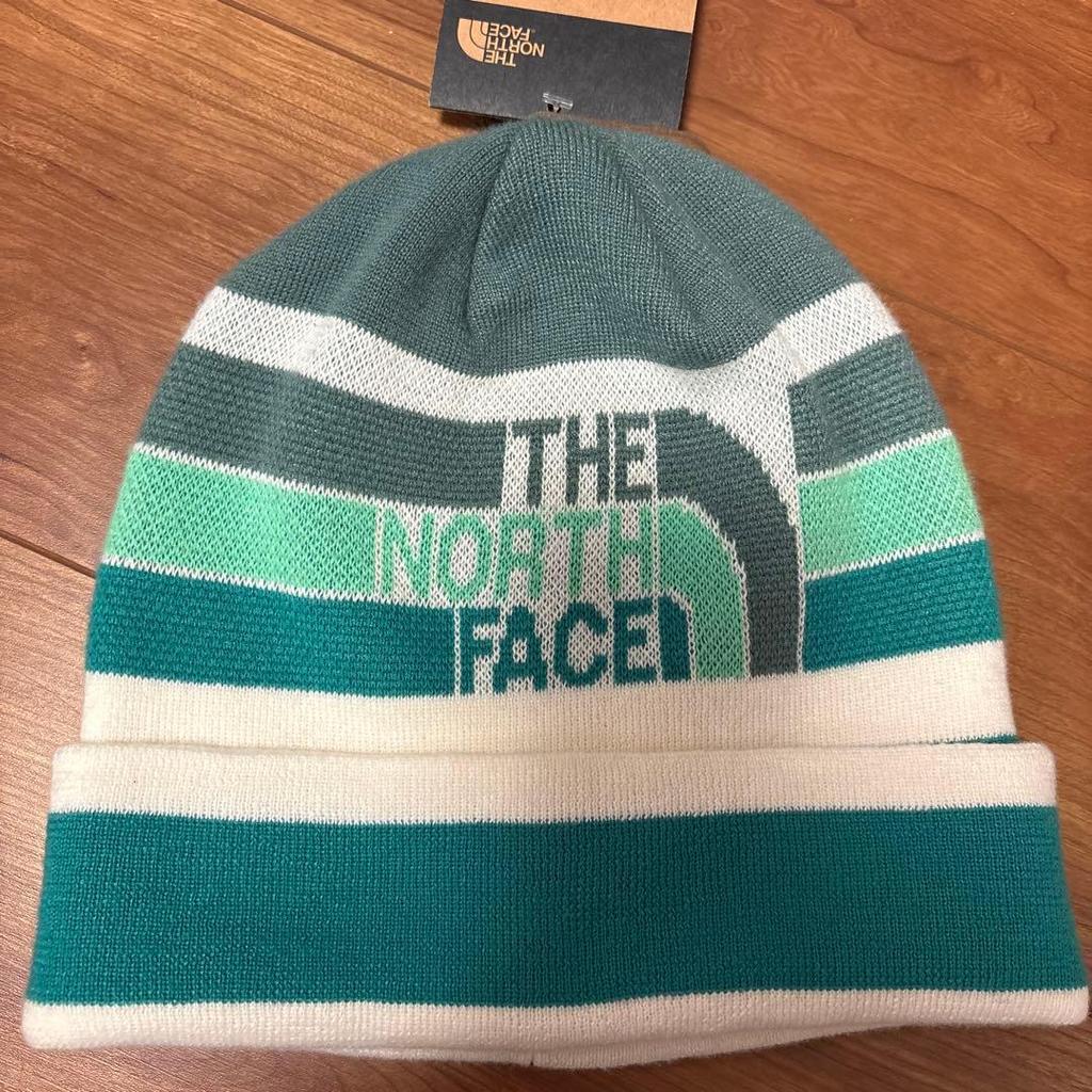 Used The North Face Retro Logo Knit Hat