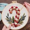 Christmas Embroidery Kits For Beginners 3 Pieces Winter Holiday Handcraft Set Christmas Cross Stitching Kits For Women Adults