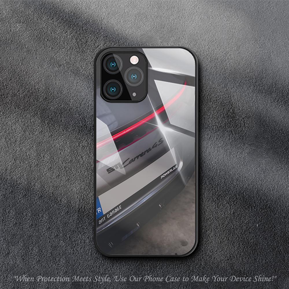Luxury Porsches GT3 Car Case For iPhone Samsung Galaxy Redmi Note S 17 16 15 14 13 20 24 25 54 Pro Max Ultra Fe Air Tempered Glass Cover