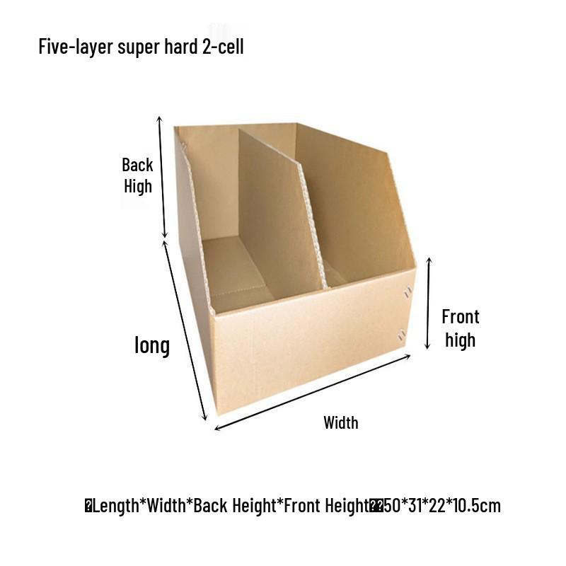 Five-Layer Super Hard Storage Organizer with Slanted Compartments for Warehouse or Supermarket