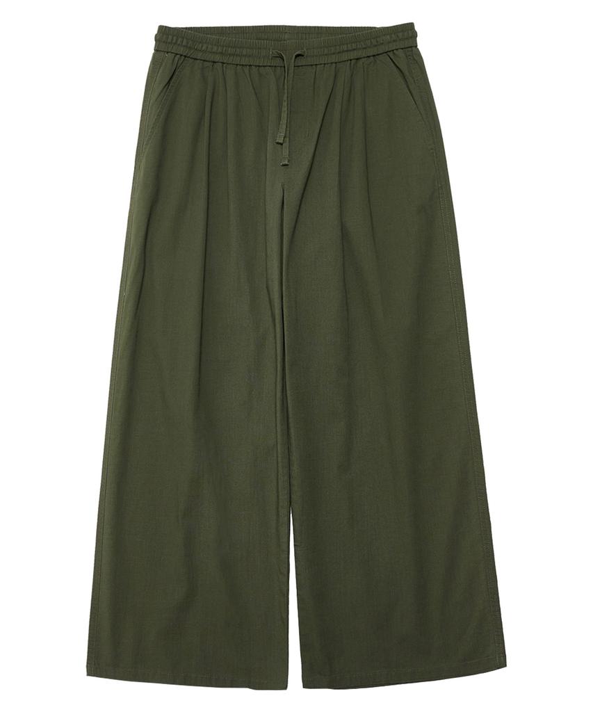 W STANDARD Linen-Like Super Wide Pants [3 Colors]