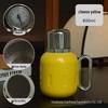 316 Stainless Steel Portable Insulated Teapot with Titanium Plating and Tea-Water Separation, Large Capacity for Stewing