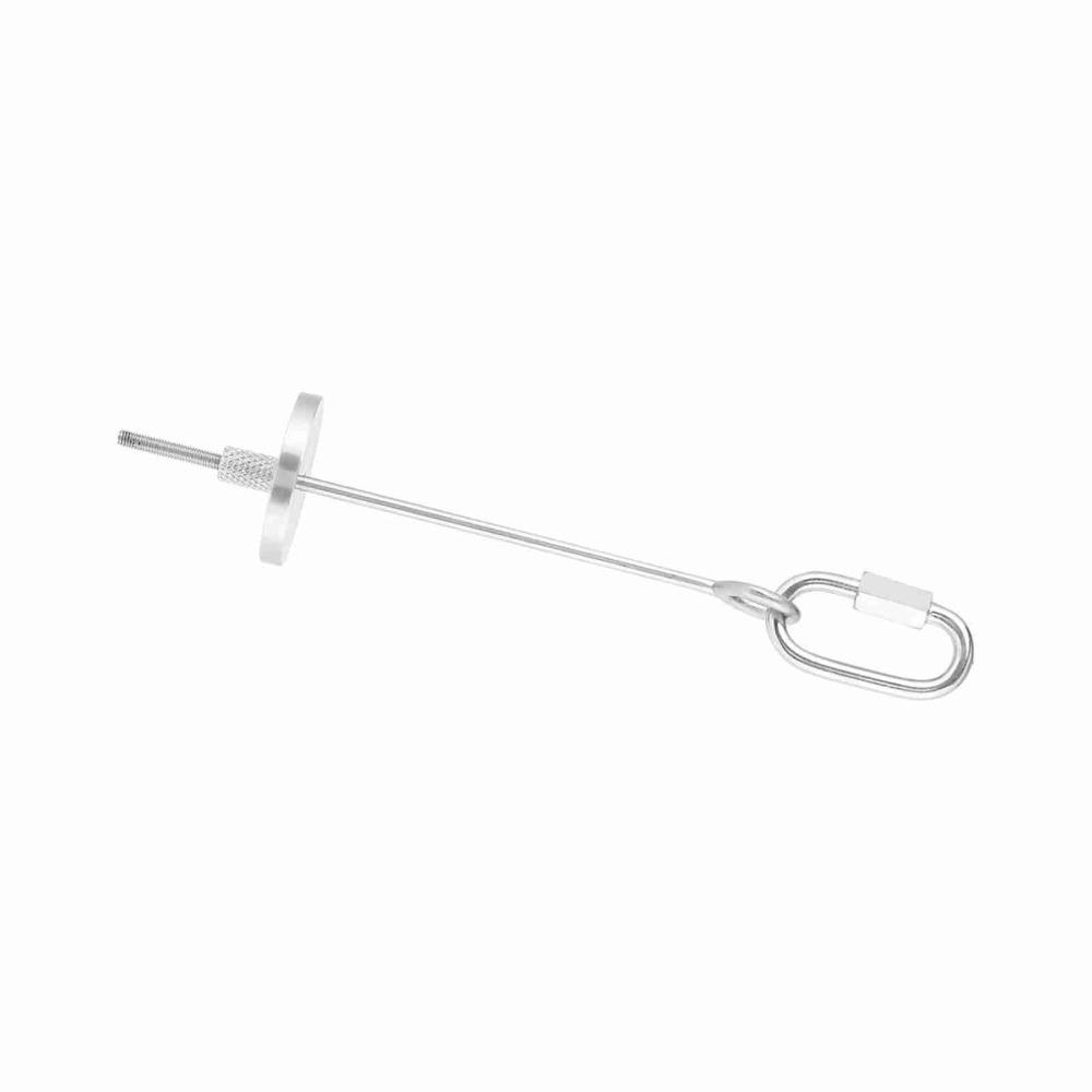 2pcs 8.9 Inch Length Parrot Fruit Feeder Stainless Steel Bird Food Holder Foraging Activity
