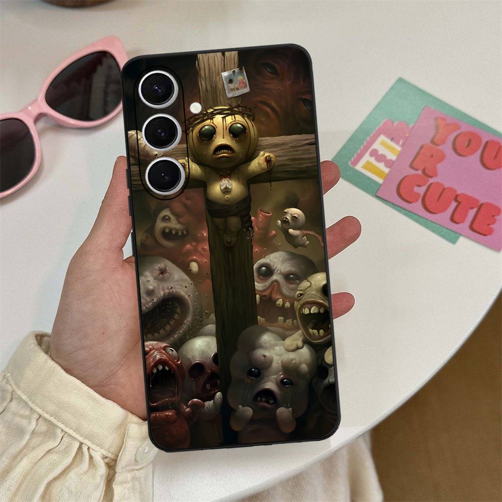 Game The Binding Of I-Isaac Phone Case For Samsung S 24 Fe 25 Ultra Plus 20 Lite 21 30 22 23 24 22 Ultra 5G Fundas