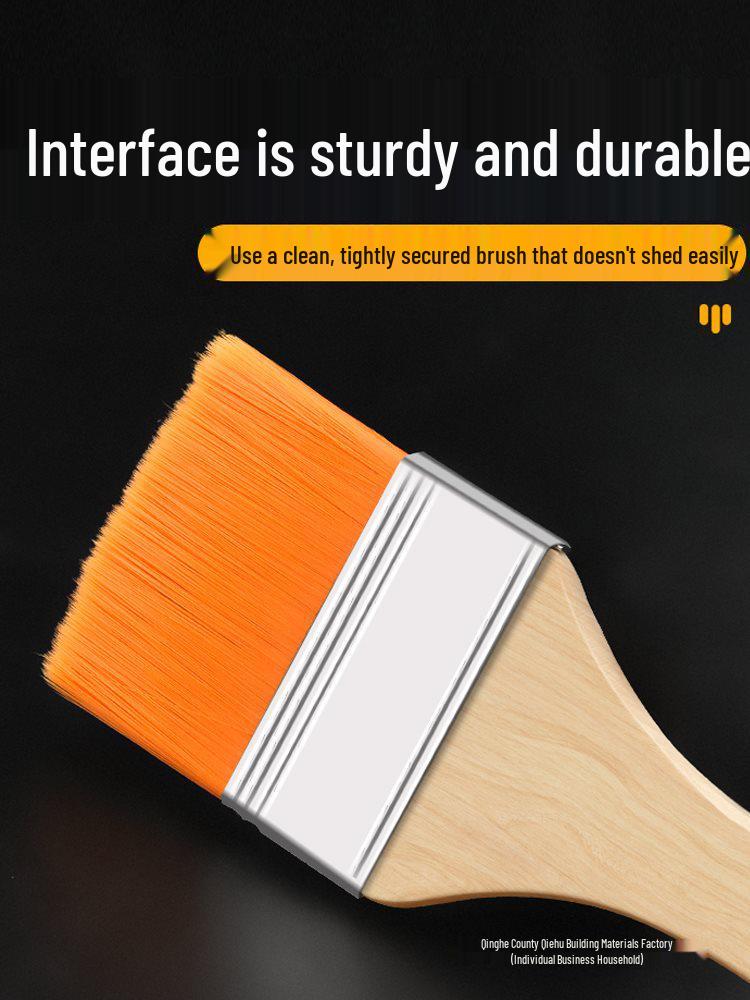 Soft Nylon Bristle Industrial Cleaning and Dusting Brush - No Trace, Wool, and Latex Paint Brush