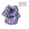 Leopard Print Winter Cat Clothes 2-legged Thickened Warm Soft Lining