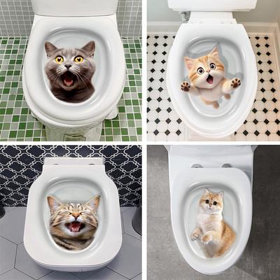 3D Creative Cat Three-dimensional Wall Stickers Home Decoration Refrigerator Stickers