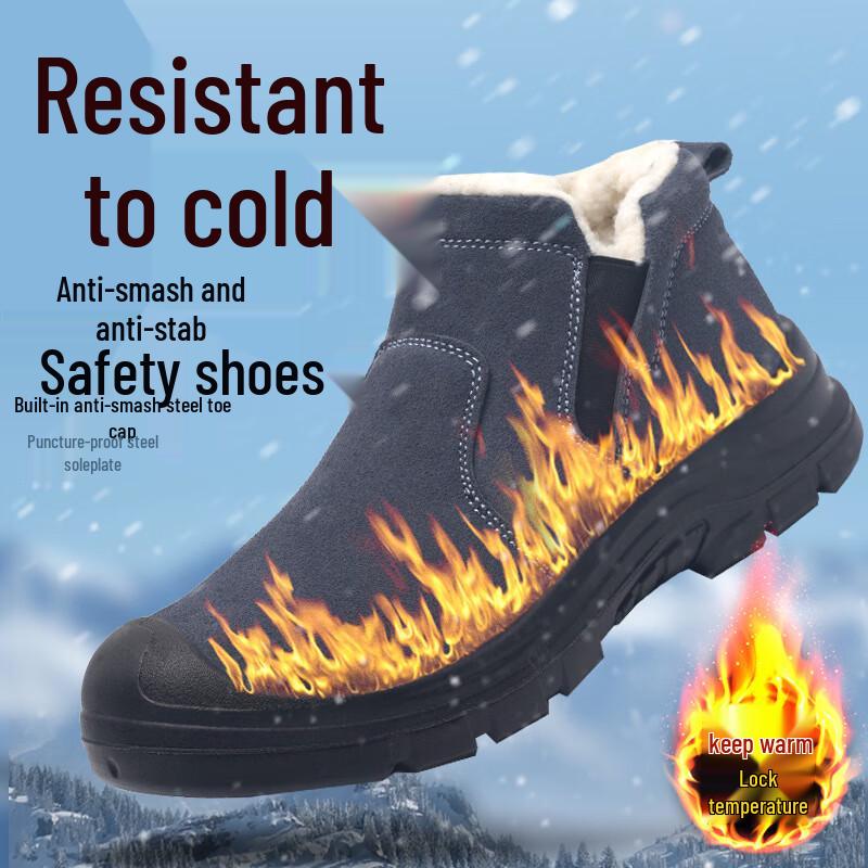 Men s Winter Fleece-Lined Snow Boots 42