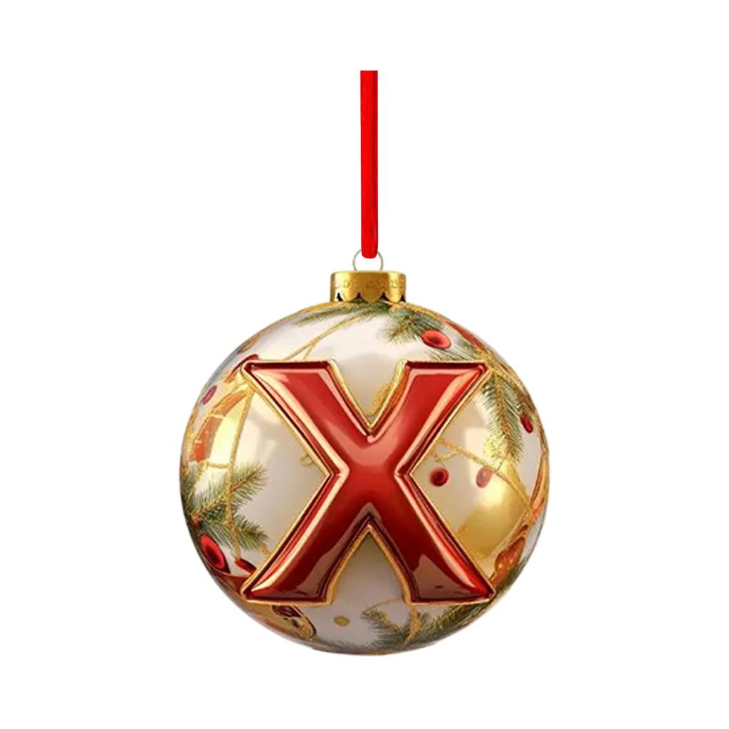 2D Christmas Decoration Pendant Christmas Tree Tag Theme Party Crafts Ornament