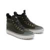 Vans Sk8 Round Toe Lace-Up High-Top Skate Shoes Unisex Skate Shoes Dark-Green VN0009QMOLV