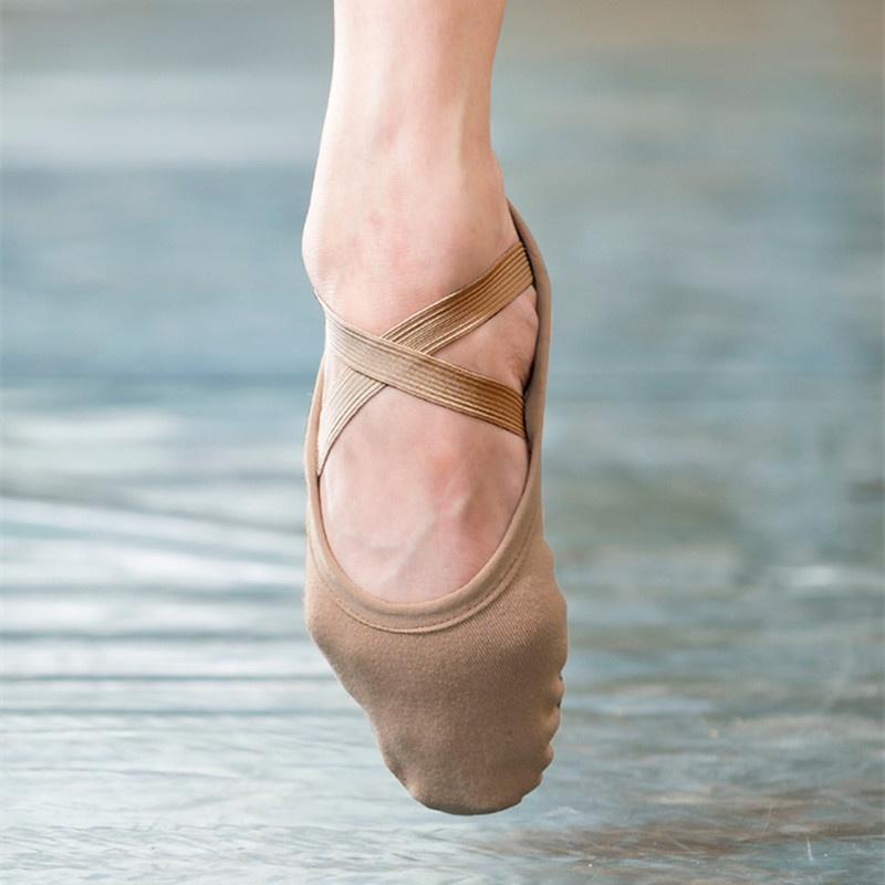 Zapatos de baile, suela de Ballet, zapatos de cuero, zapatillas de baile para adultos de alta calidad para niñas y mujeres