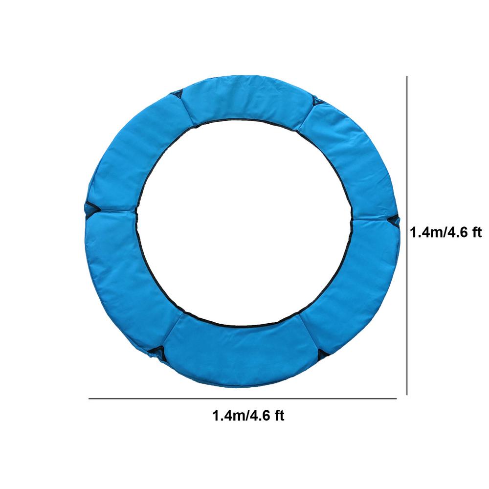Capa Protetora para Cama Elástica Infantil 1,2/1,4M Capa Protetora Borda de Esponja Protetora Bainha Jaqueta Acessório para Cama Elástica