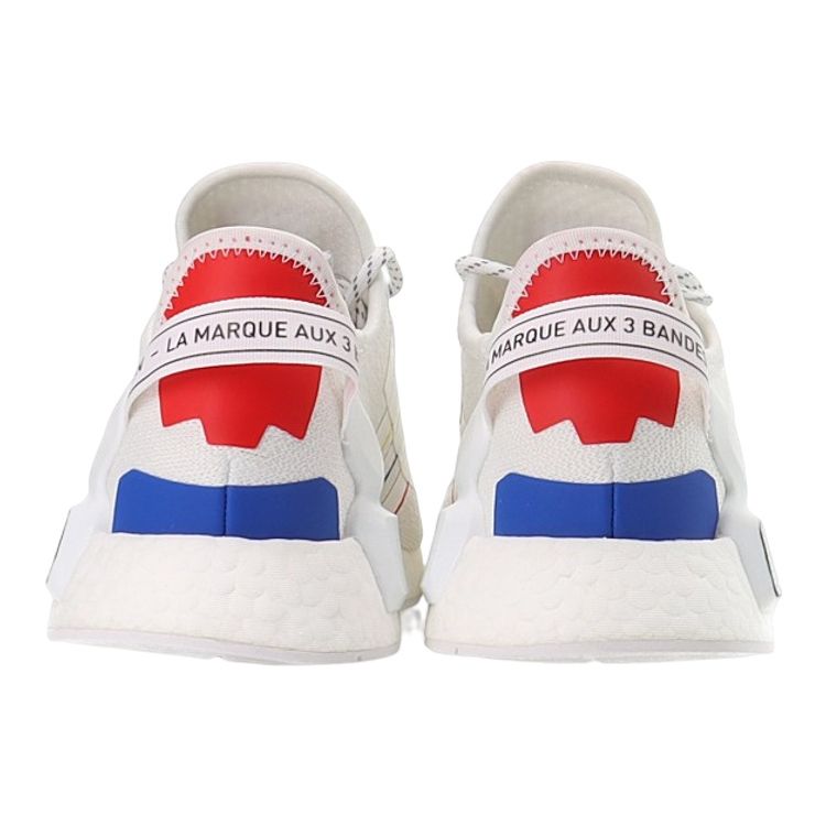 Adidas Originals NMD_R1 V2 Fabric Comfortable Daily Sports Non-Slip Low-Top Lifestyle Casual Shoes Unisex Sneakers White Black Blue FY1439