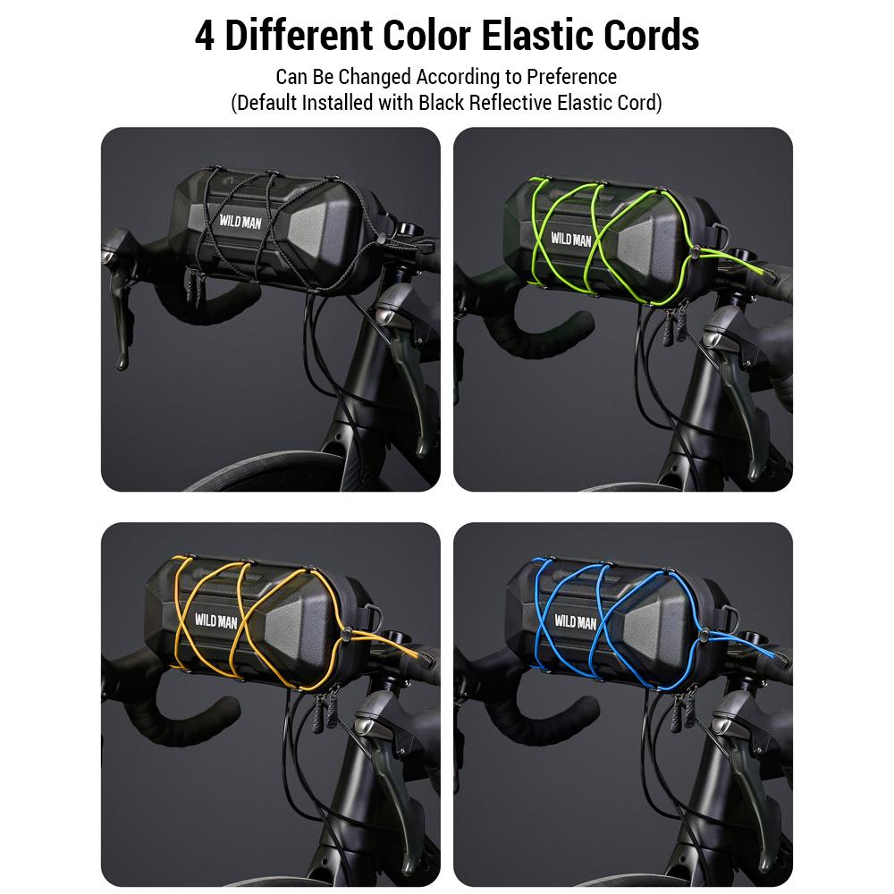 Mountain Bike Handlebar Bag Quick Release Bicycle Front Bag for Road/Folding Bikes Shoulder Bag