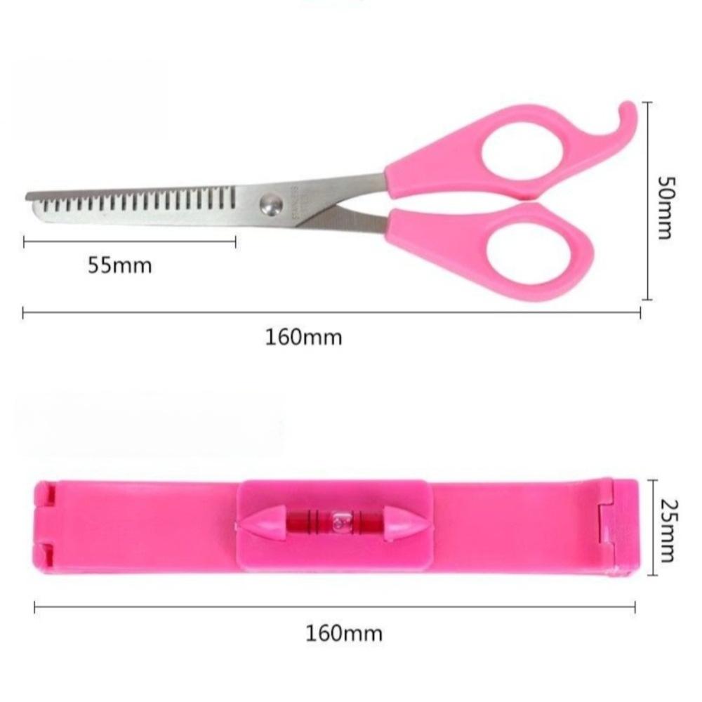 3pcs/set Precise Kids Bangs Cutting Kit Flat Tooth Hairdressing Scissors Salon