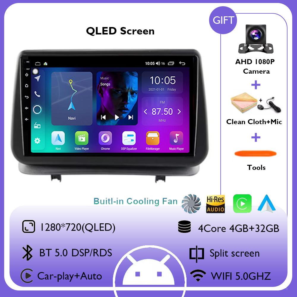 

Car Radio Android 14 Carplay For Renault Clio 3 CLIO 3 2005 2006 2007 - 2014 Navigation GPS Multimedia Player WiFi+4G stereo